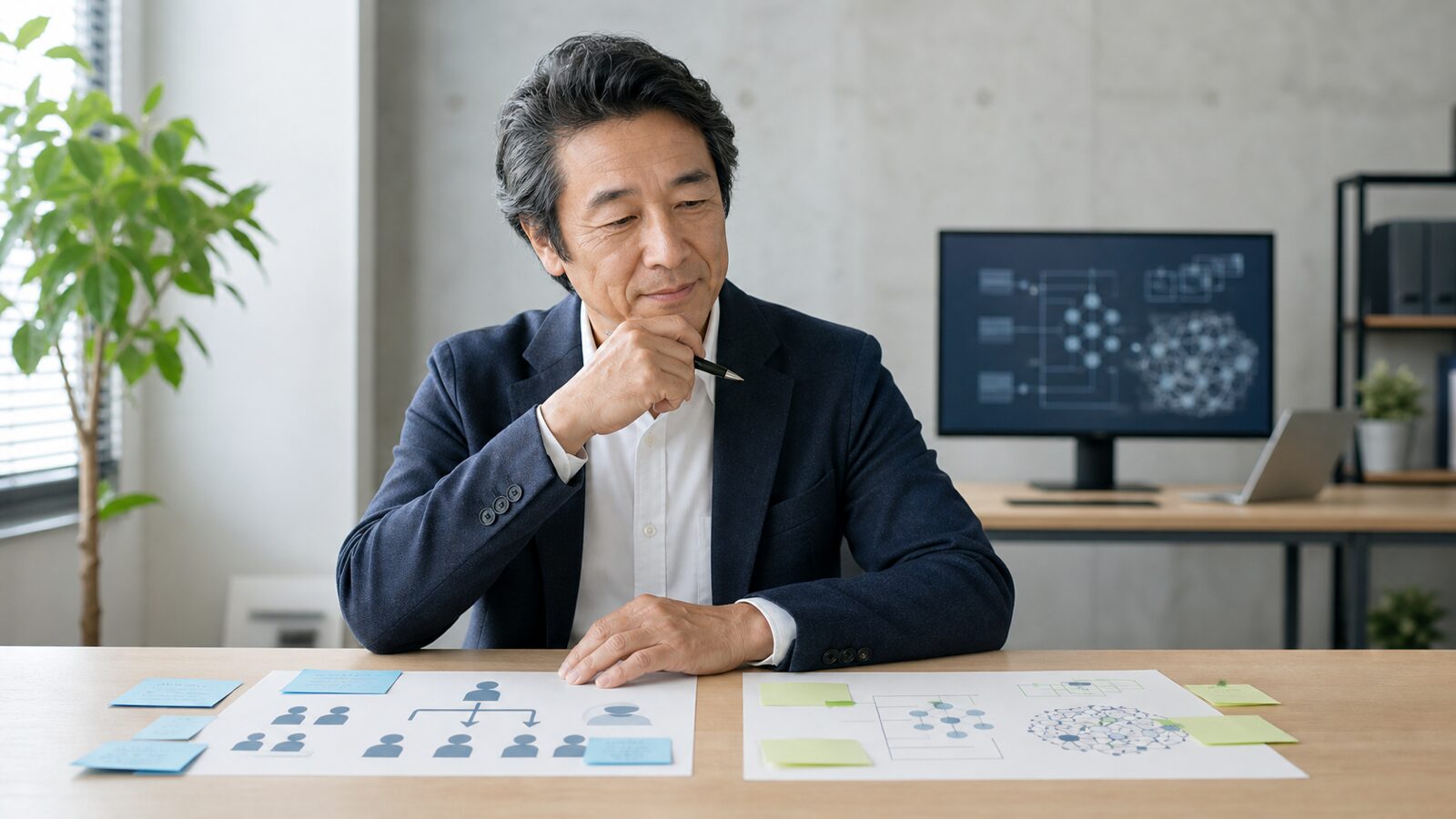 管理職と専門職のキャリアを比較する50代のIT人材