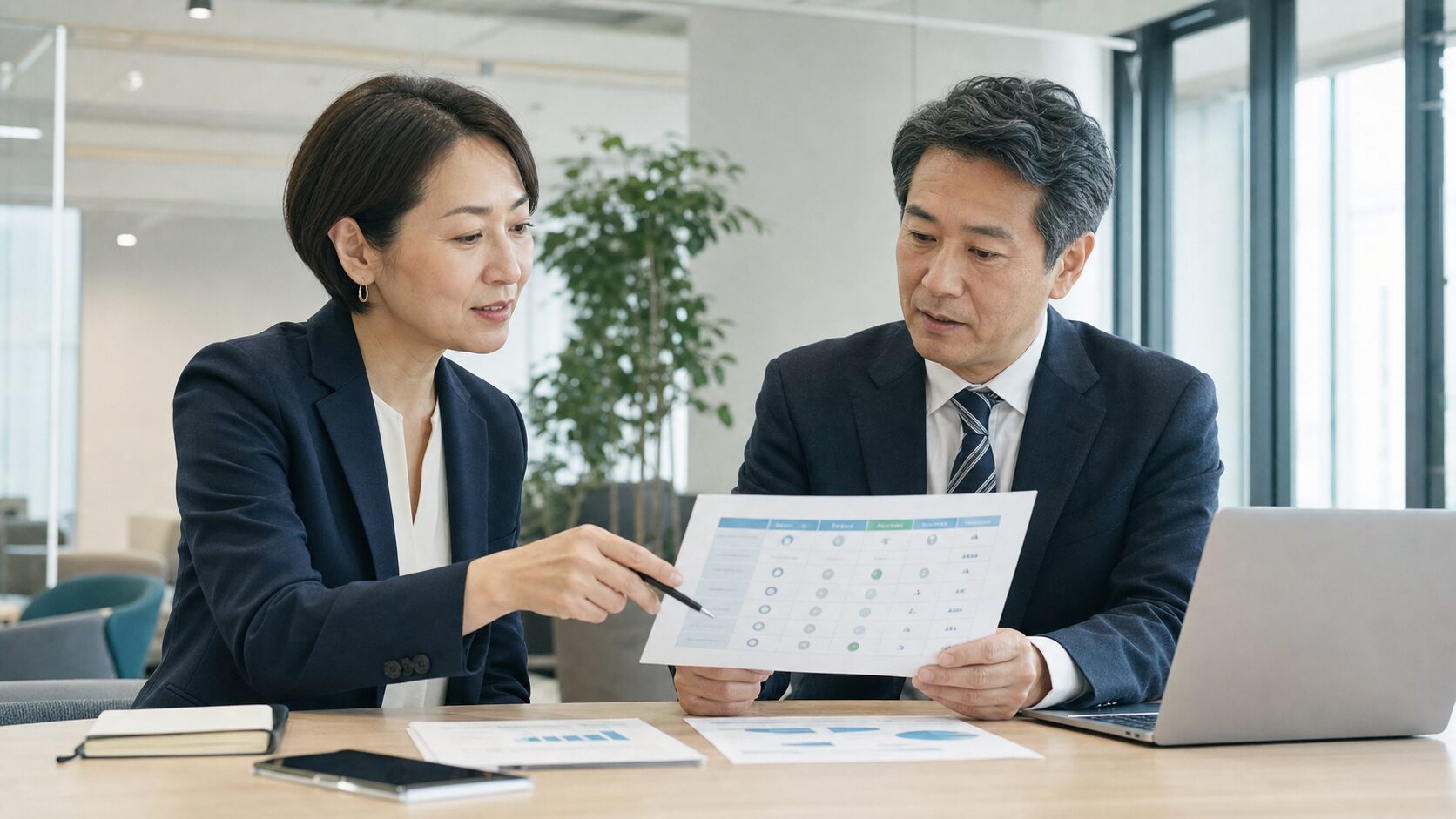 転職エージェントの選定基準を比較する管理職・専門職のビジネスパーソン