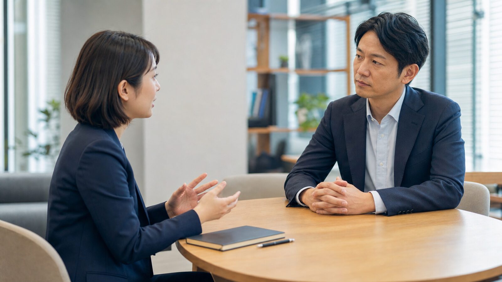 1on1で部下の仕事の価値観を丁寧に聞く管理職