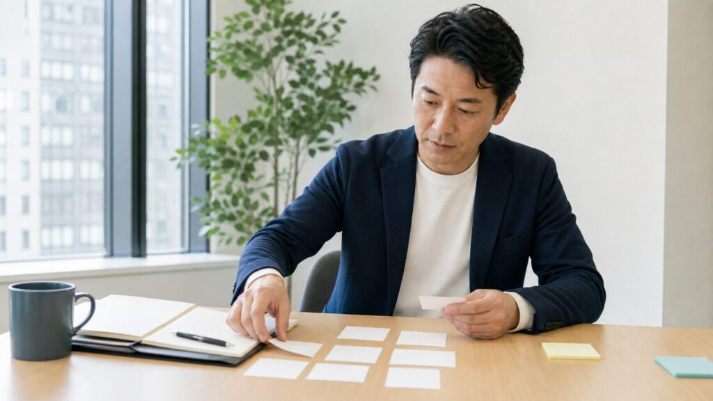 社外でも使える経験とスキルをカードで棚卸しするミドル世代